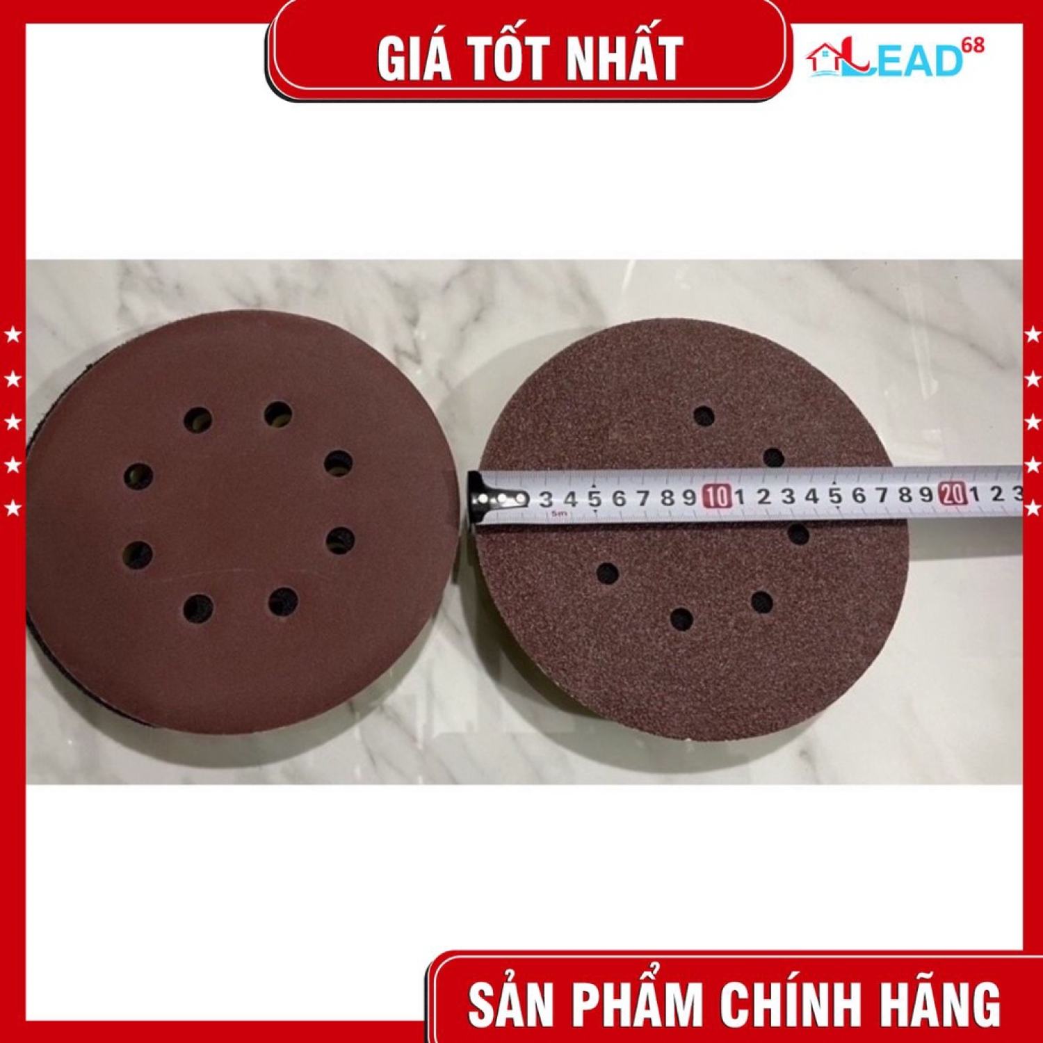 Giấy nhám ,giấy giáp tròn đế lông phi 180