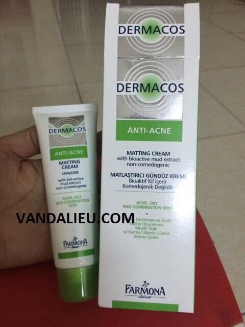 FARMONA DERMACOS ANTI-ACNE MATTING CREAM 50ML- CREAM GIẢM BÓNG NHỜN NGỪA MỤN