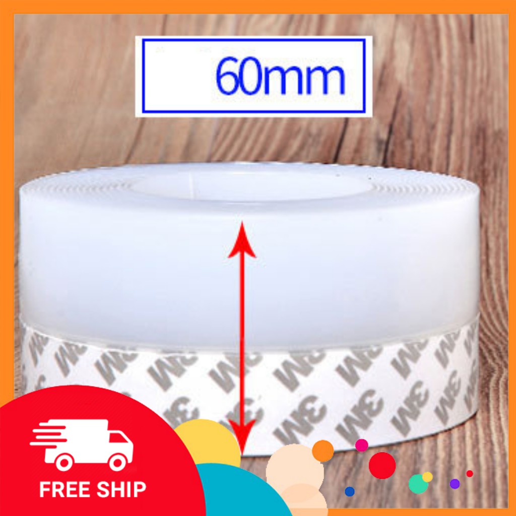 Ron 3M chặn khe cửa, chống thoát nhiệt điều hoà 💥𝑭𝑹𝑬𝑬𝑺𝑯𝑰𝑷💥 Băng Dán chắn gió bụi ngăn côn trùng cách âm, dài 2m rộng 6cm