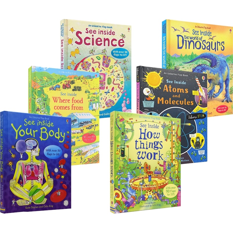 Series đồ chơi lật mở khám phá bên trong của Usborne