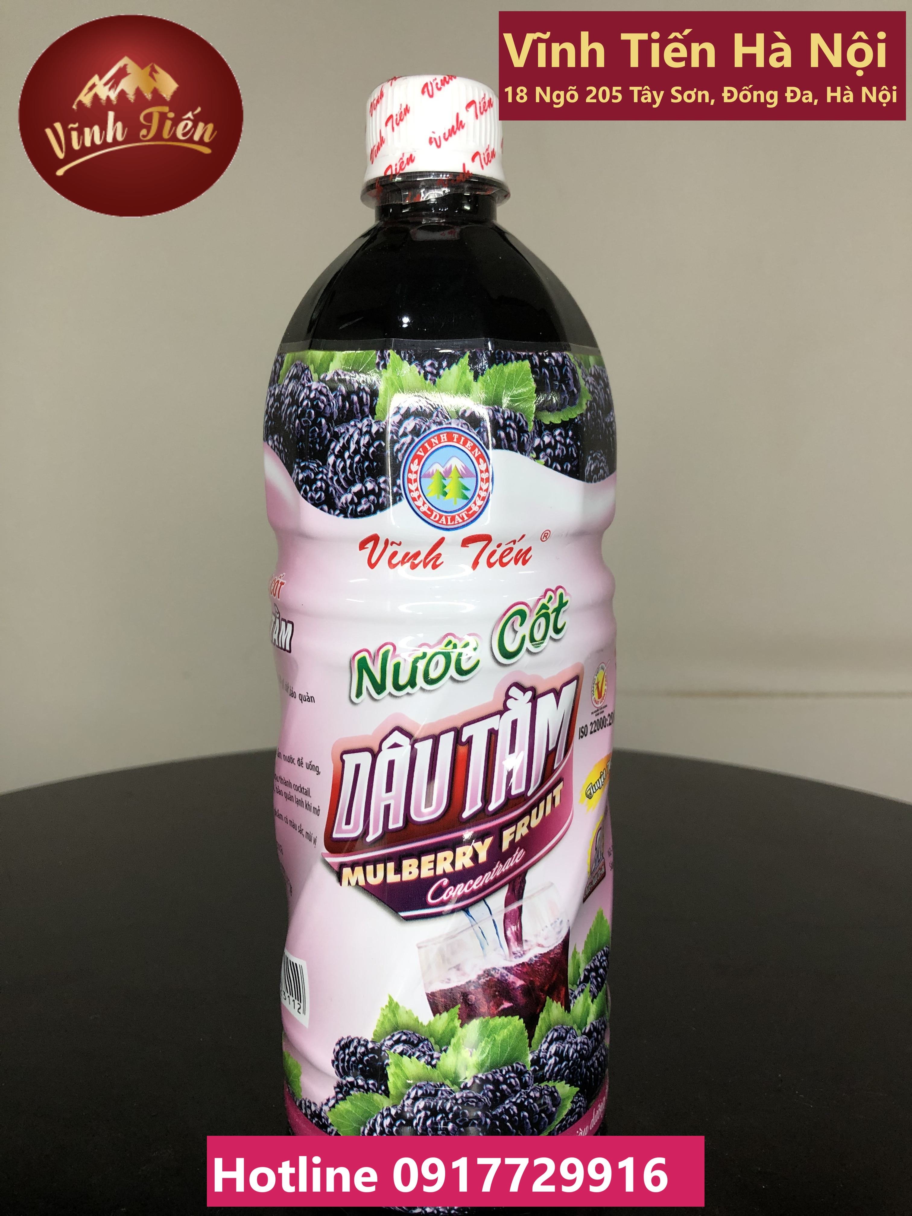 Nước cốt dâu tằm Vĩnh Tiến 1 Lít- combo 2 chai