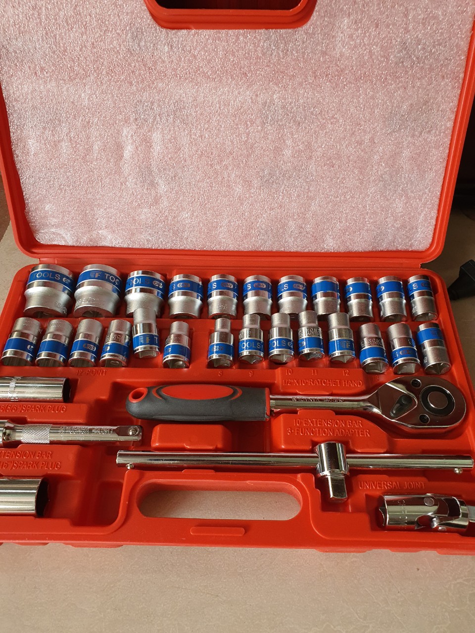 Bộ Khẩu mở siết ốc 32 chi tiết, tuýt siết ốc chuẩn loại 1