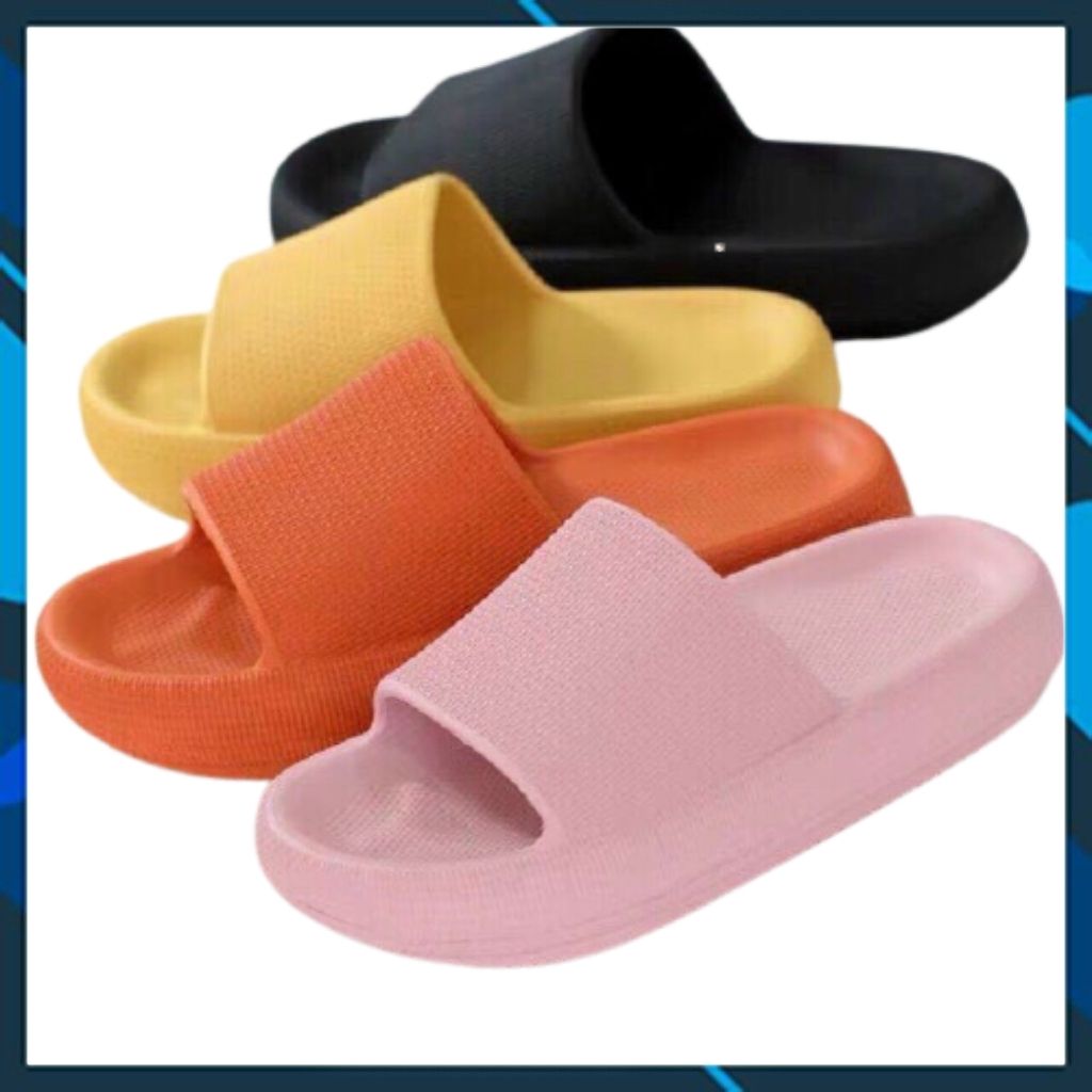 Dép bánh mì nữ ULZZANG, đế đúc nguyên khối, tăng chiều cao 4cm, siêu nhẹ nhiều màu sắc thời trang