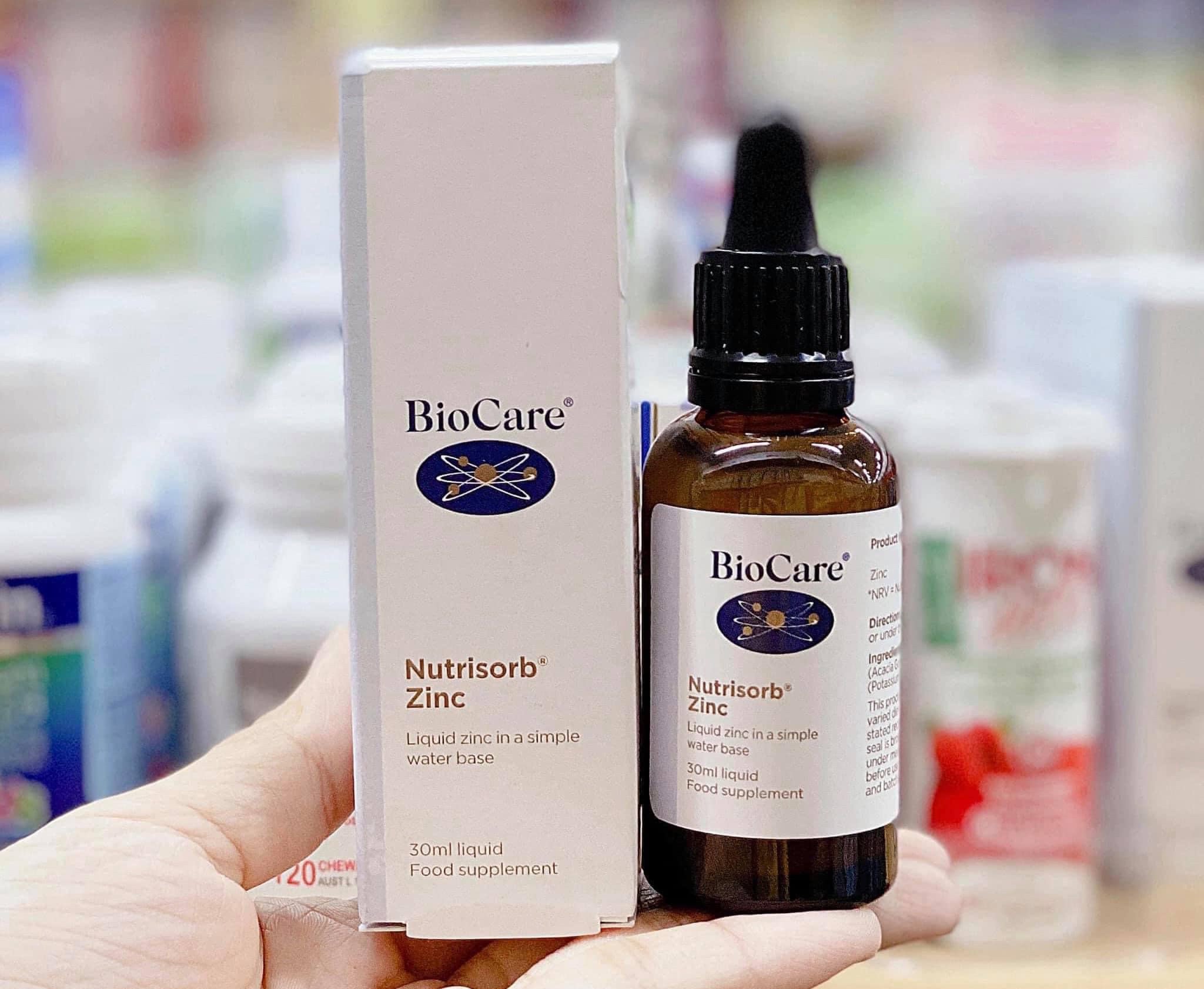 Kẽm nước Bio Care zinC 30ml Liquid