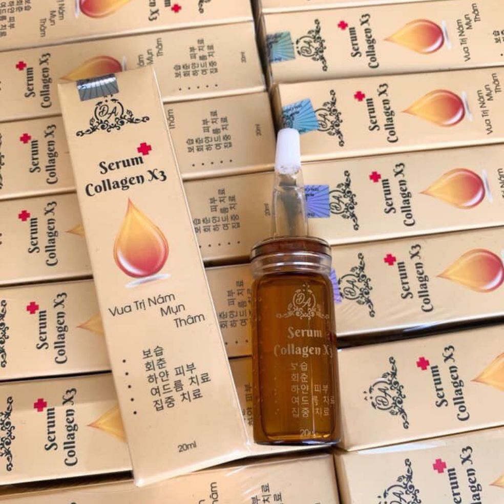 Serum Collagen X3 ĐÔNG ANH vua tri nám mụn thâm
