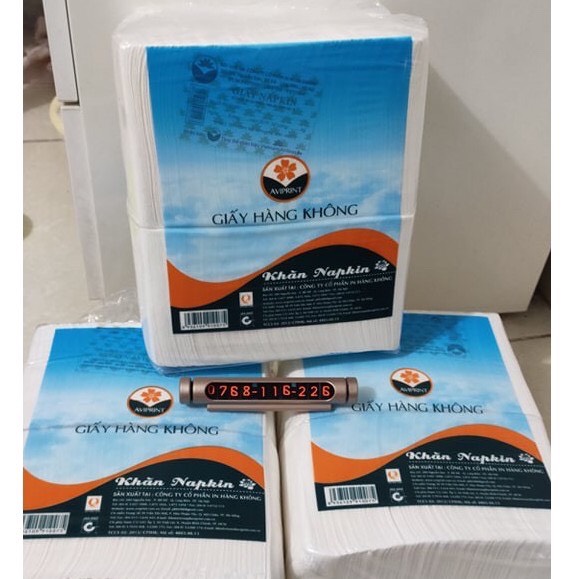 Giấy ăn napkin cao cấp dai, mềm, mịn