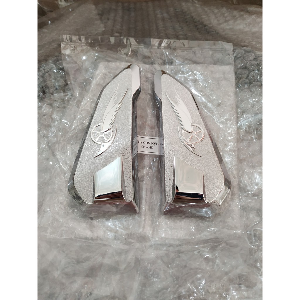 Ốp Gác Chân Xe Honda SH 2012 - 2023, SH Mode 2013 - 2019 - Xi Mạ Crom