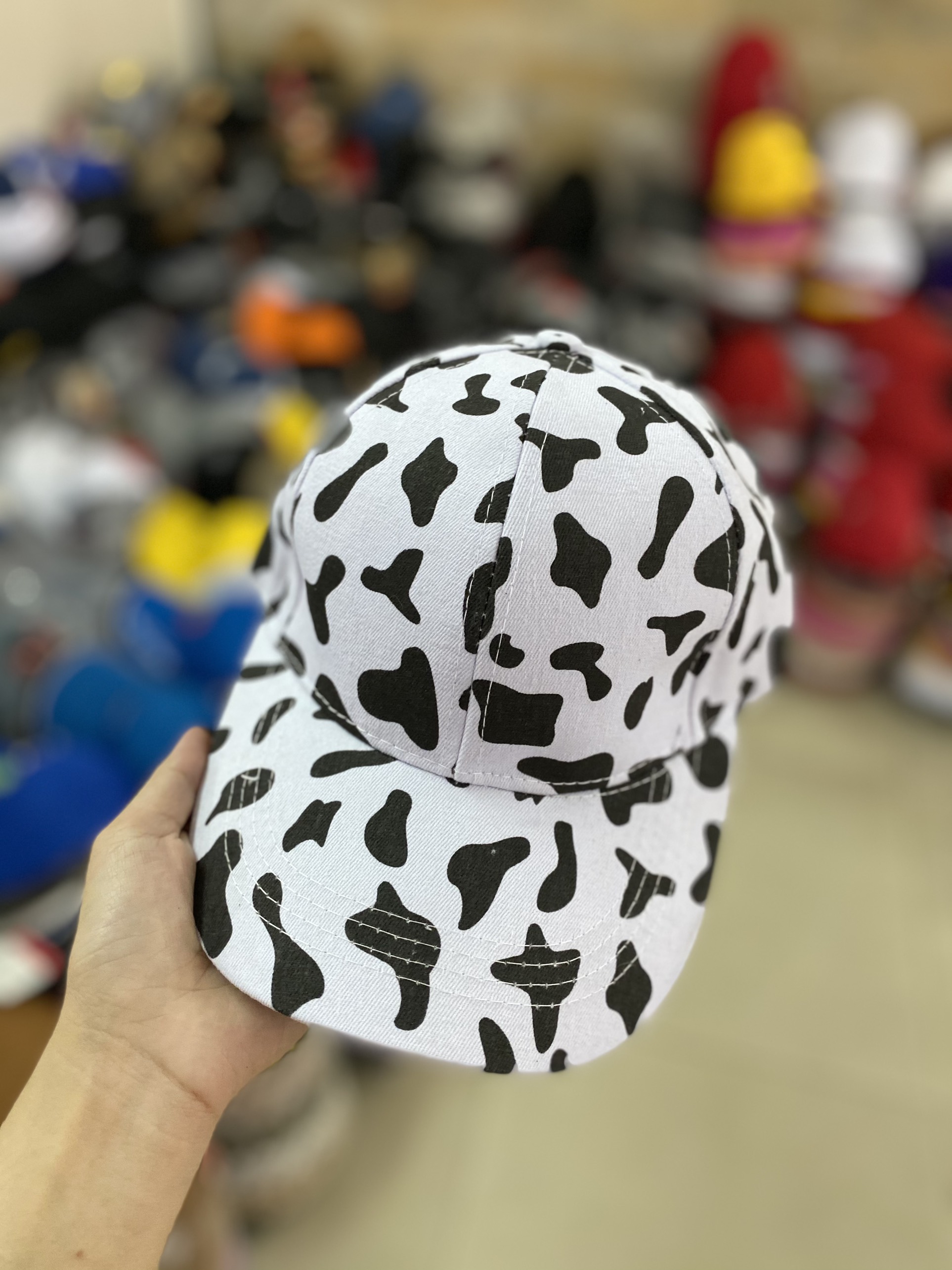 Nón Kết Bò Sữa Hot Hit Mới Ra, Mũ Lưỡi Trai Họa Tiết Bò Sữa Thời Trang Nam Nữ