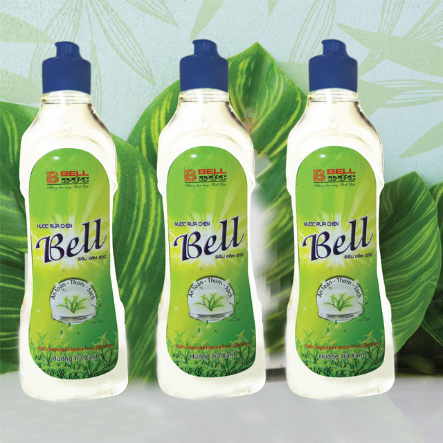 Nước rửa chén bell đức trà xanh siêu đậm đặc 750ml an toàn-thơm mát-sạch nhanh- nước rửa chén từ thiên nhiên