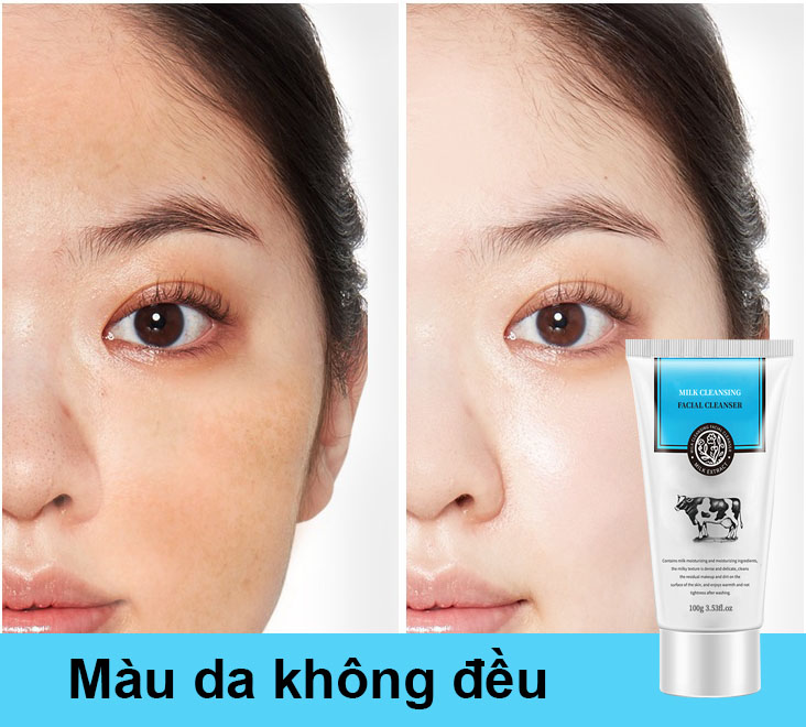 Làm trắng sâu nuôi dưỡng sữa sạch 100g làm mới tan chảy sữa sữa làm sạch da mặt làm sạch da dưỡng ẩm Màu da không đều Làm trắng da