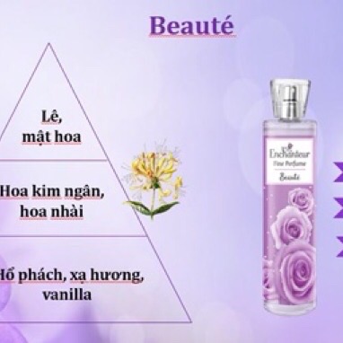Nước hoa toàn thân cao cấp Enchanteur hương Beauté 100ml