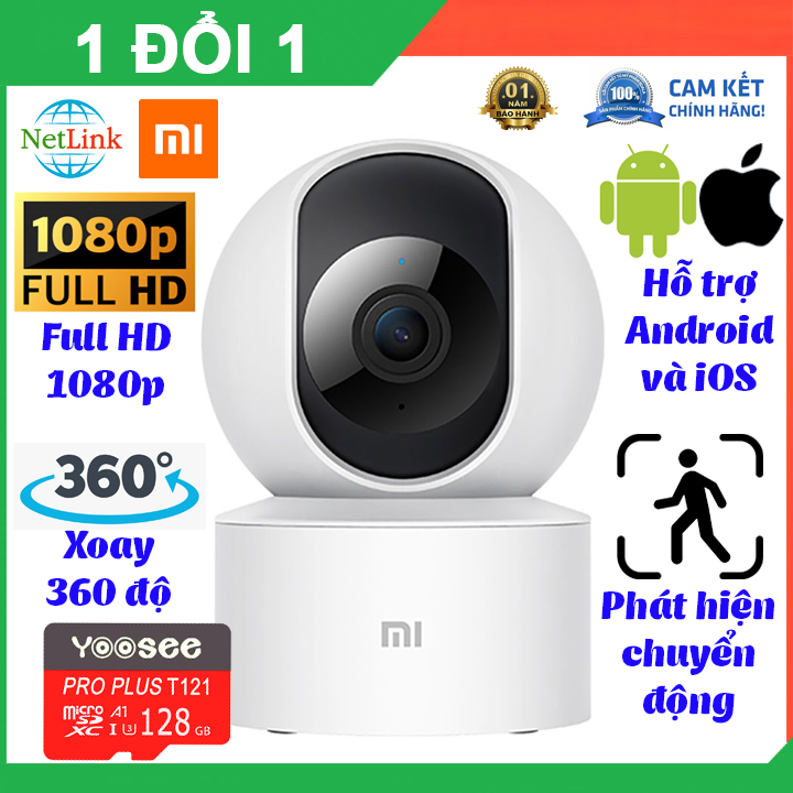 Camera IP Xiaomi PTZ SE Xoay 360 Độ - FULL HD 1080p - camera gia đình, camera thông minh, camera xoay 360 độ, camera an ninh, camera wifi