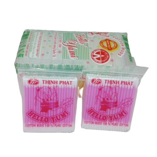 Combo 12 tép bông gòn ráy tai hello yumi