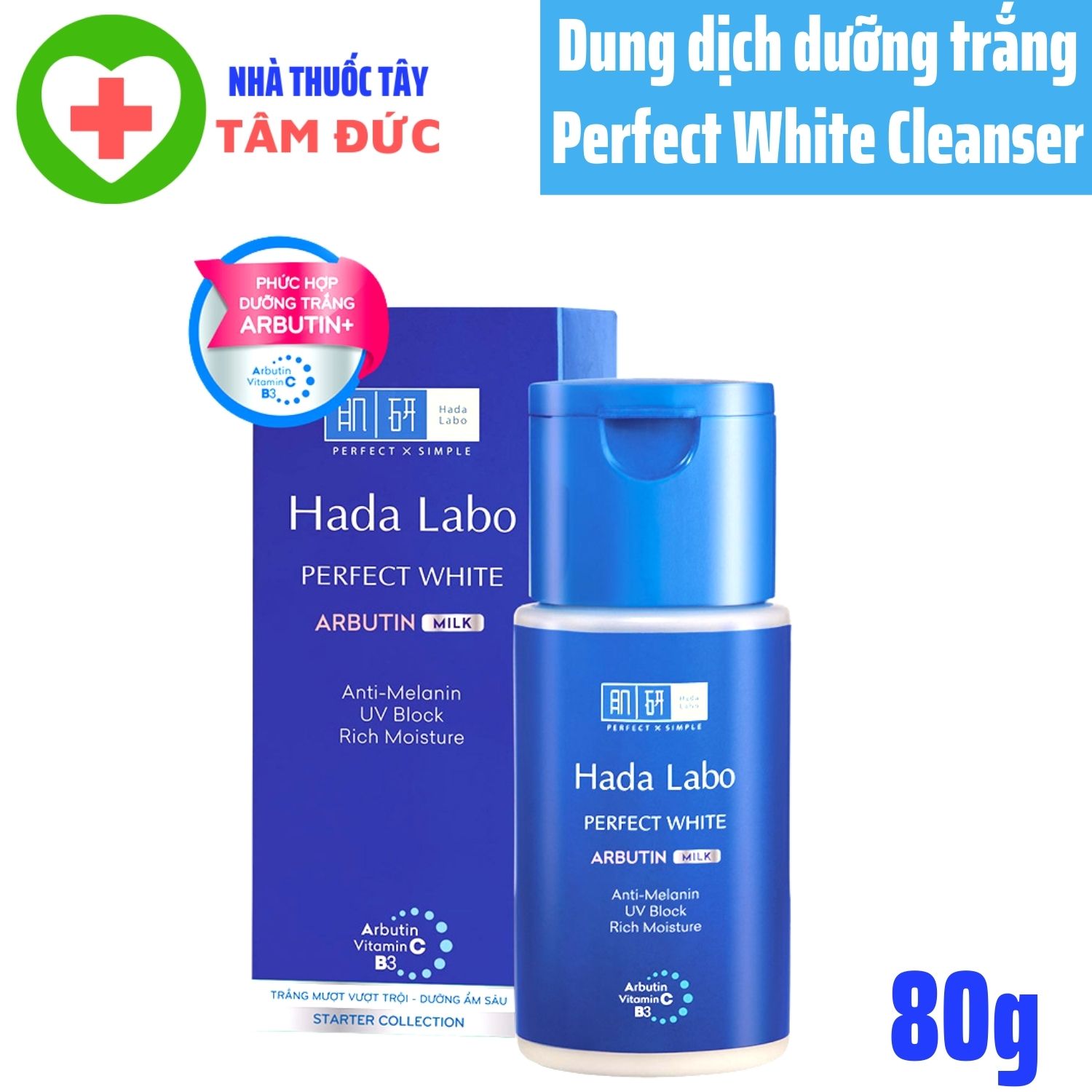 Hada Labo Perfect White Arbutin Lotion – Dung Dịch Hada Labo Trắng Hoàn Hảo 100ml