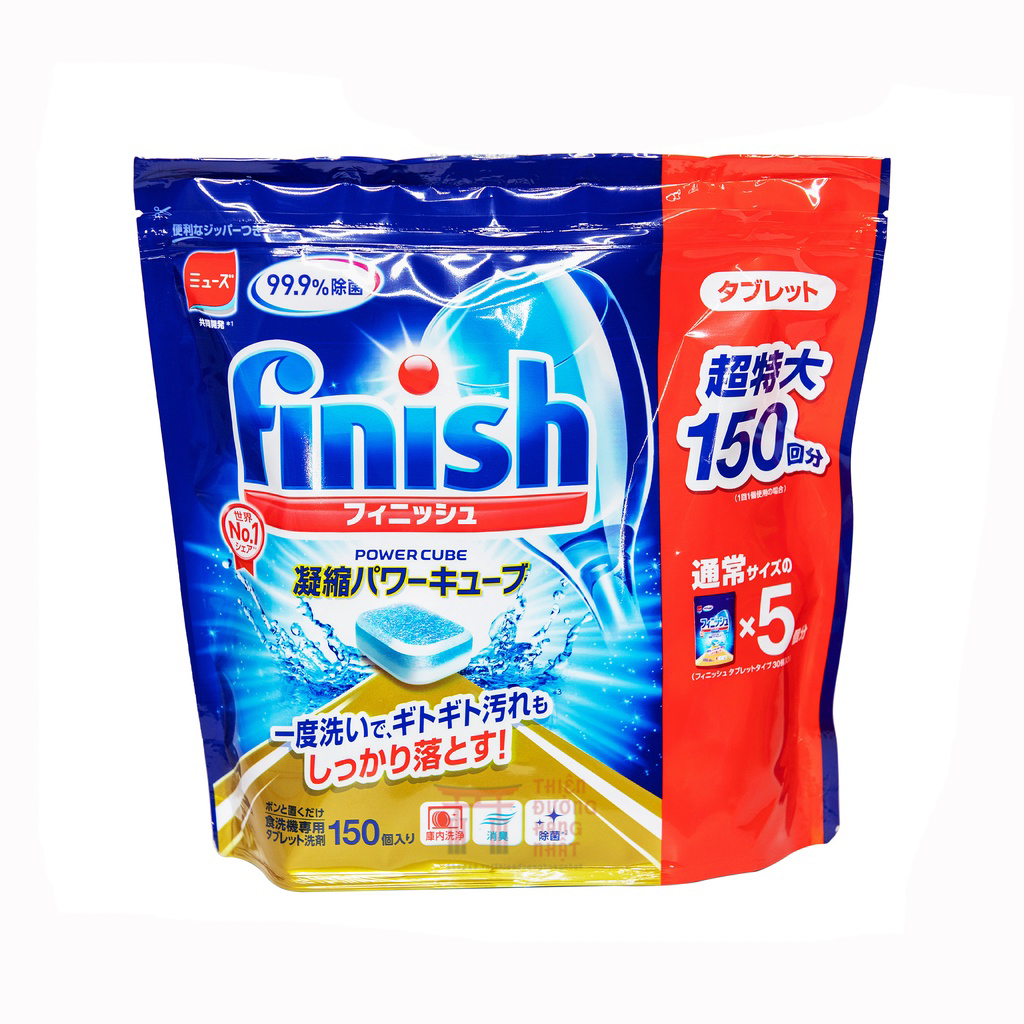 Viên rửa bát Finish Nhật Bản dùng cho máy rửa bát. Viên rửa bát tiết kiệm và sạch khuẩn