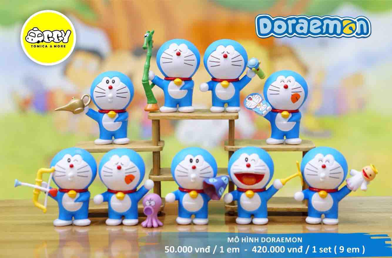 [HCM]Bộ mô hình Doraemon và bảo bối