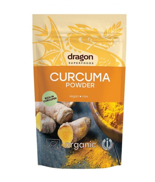 Bột nghệ nguyên chất hữu cơ Organic Curcuma Powder - Dragon Superfoods -