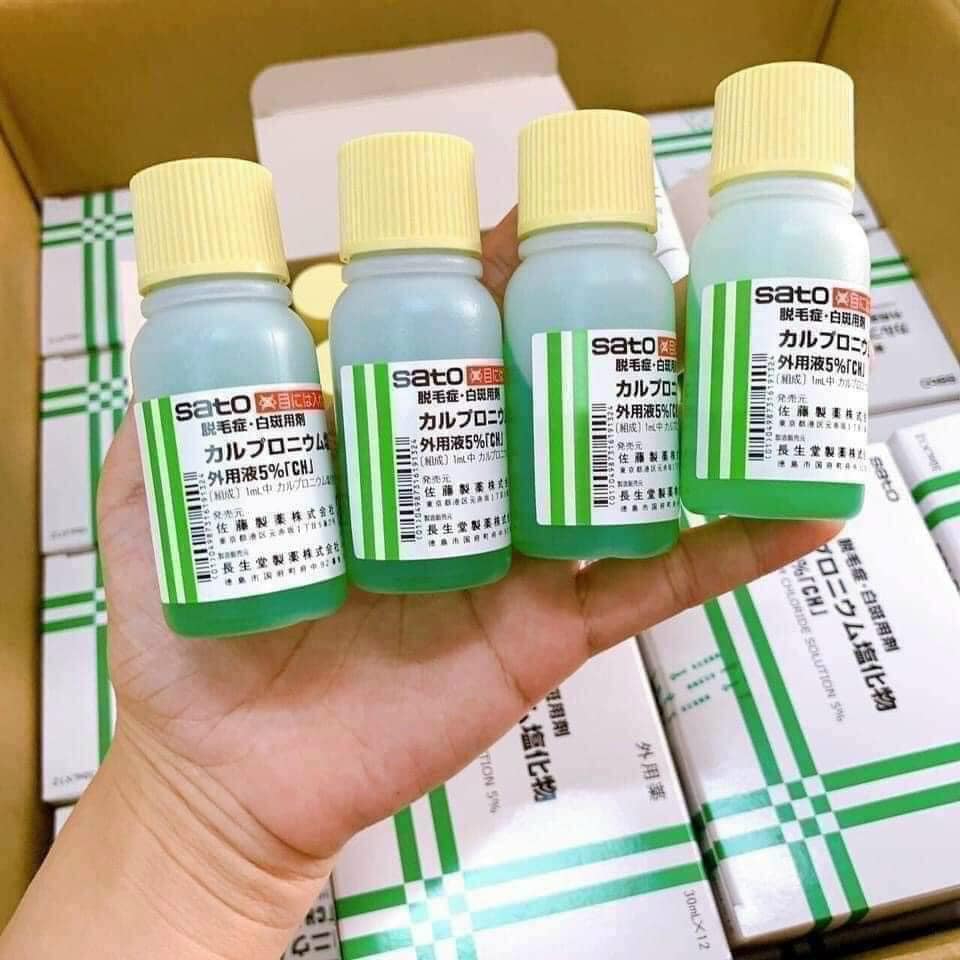 Tinh chất mọc tóc sato arovics solutions 5% nhật bản 30ml dùng cho rụng tóc, thưa tóc, hói đầu