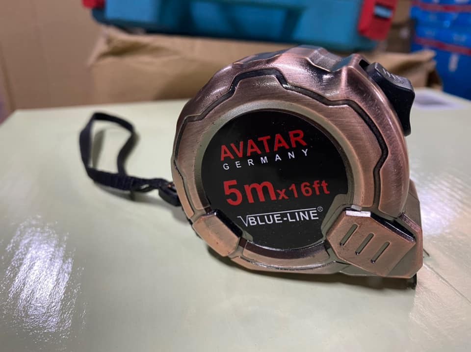 THƯỚC ĐO 5M AVATAR VỎ ĐỒNG - DÂY BẢN TO - RÕ NÉT