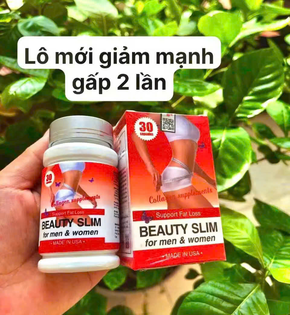 Giảm Cân Beauty Slim Hỗ Trợ Giảm 4-6kg Chính Hãng Mỹ có quét mã