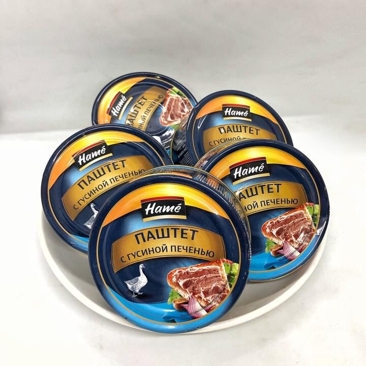Pate gan ngỗng 250g Nga xách tay