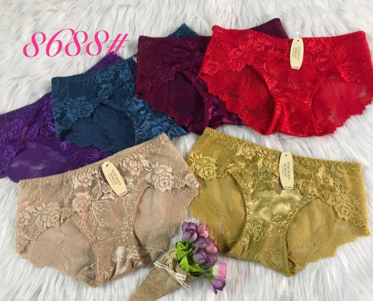 Combo 10 quần ren gấm 8688