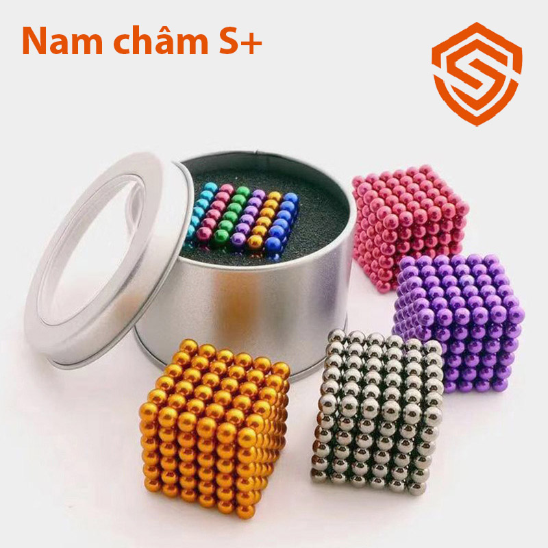 Bộ nam châm xếp hình thông minh 216 viên đường kính 5mm
