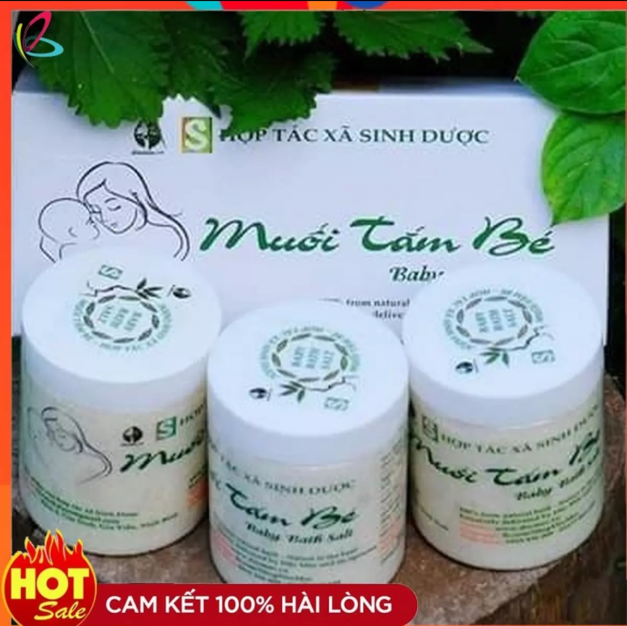 Muối tắm bé sinh dược độc mộc, muối tắm độc mộc sinh dược, muối tắm bé thảo dược