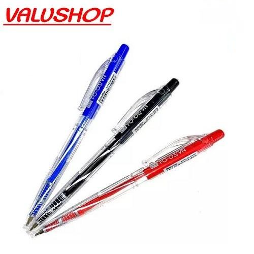 Bút bi bấm thiên long flexoffice fo-03/vn ngòi 0.5mm