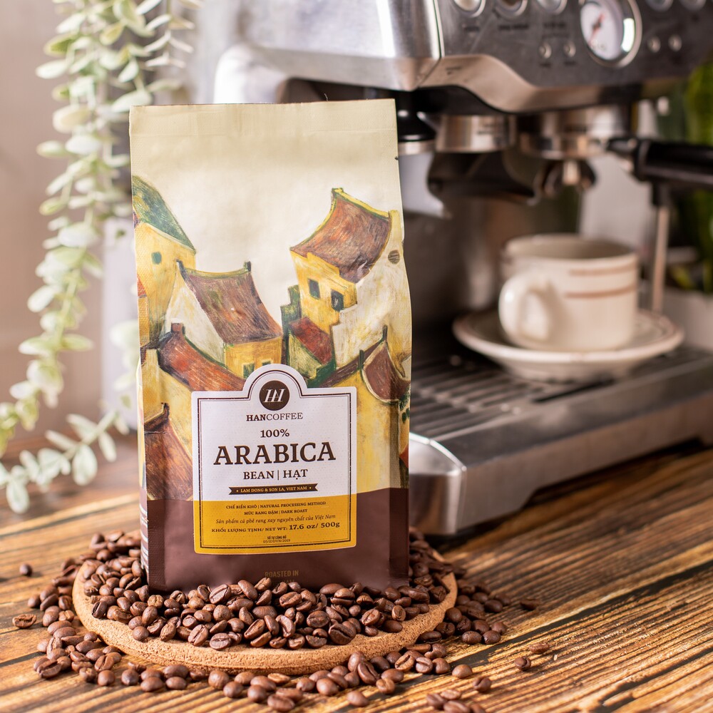 Cà phê pha phin/pha máy 100%arabica hợp pha cold brew. cà phê nguyên chất hancoffee