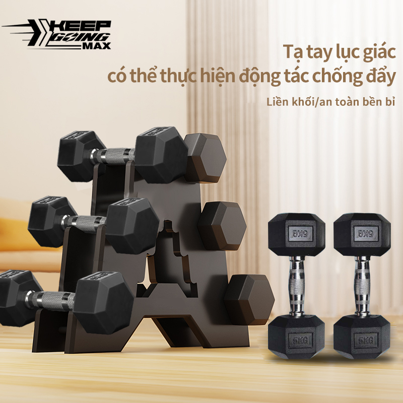 Tạ tay2.5KG. 5KG.10KG [ giá 1 chiếc] Tạ đơn lõi gang đặc bọc cao su cao cấp 5KG .10KG bền tốt tập  gym   thể dục tại nhà nam nữ tập gym tập thon tay thể dục đa năng