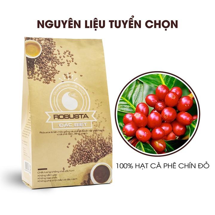 Cà phê rang xay nguyên chất loại Đặc biệt Light Coffee đậm vị không tẩm ướp Gói 500gr - Light Coffee