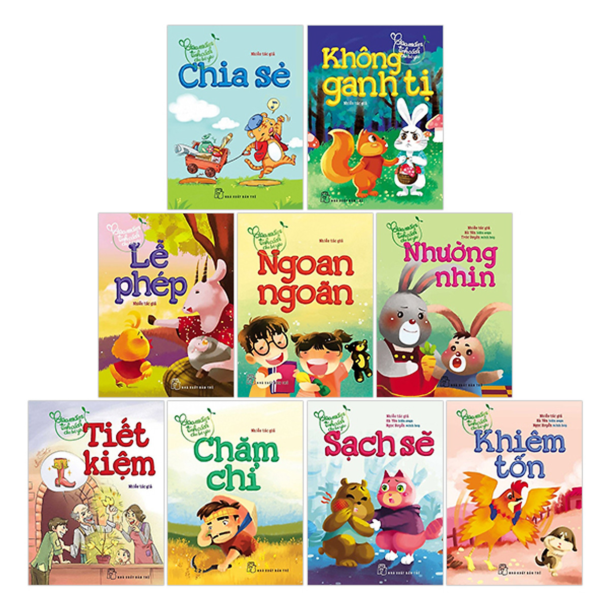 Sách - Gieo mầm tính cách cho bé yêu (Bộ 9 Cuốn)Sách - Gieo mầm tính cách cho bé yêu (Bộ 9 Cuốn)