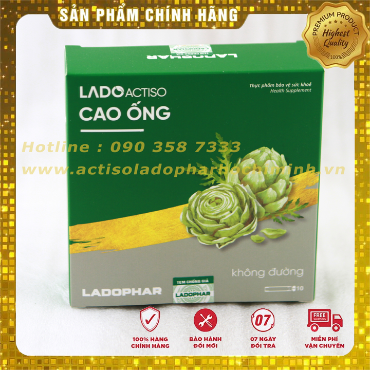 80 hộp Cao Atiso Ladophar Đà Lạt  -아티소 앰플 원액 10개 80팩