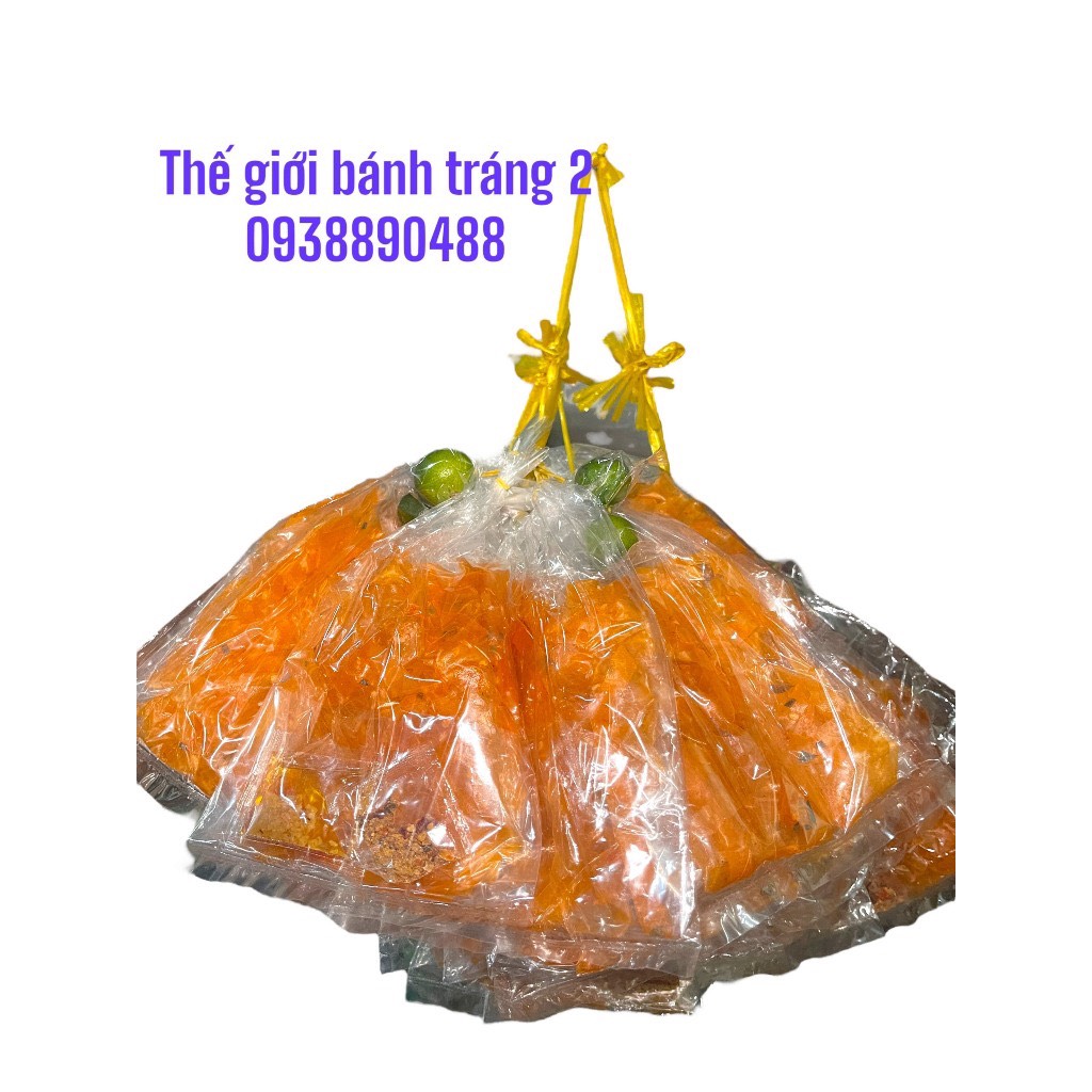 10 bịch dẻo sợi trộn tắc bánh tráng trộn Tây Ninh siêu ngon