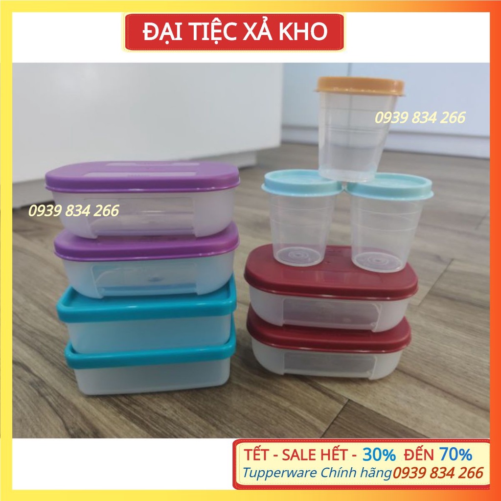 Hộp Bảo Quản Tupperware 💕Freeship Extra💕 Trữ đông / mát size Mini