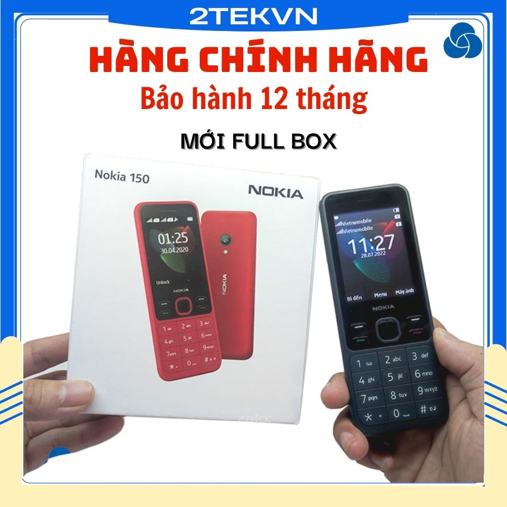 Điện thoại 2 sim Nokia 150 nghe gọi giá rẻ siêu bền