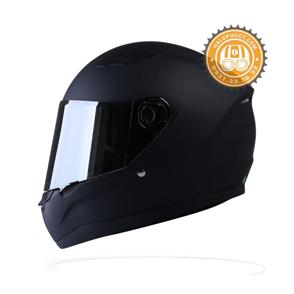 NÓN BẢO HIỂM ROYAL M136 ĐEN NHÁM (KÍNH KHÓI)