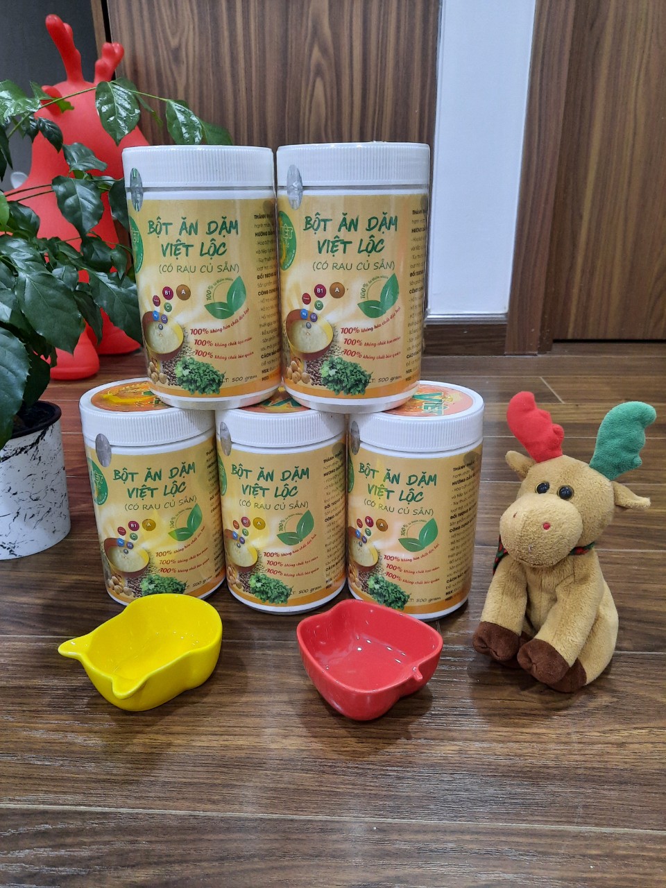 Bột ăn dặm Việt Lộc, dinh dưỡng cho bé, hàng chính hãng