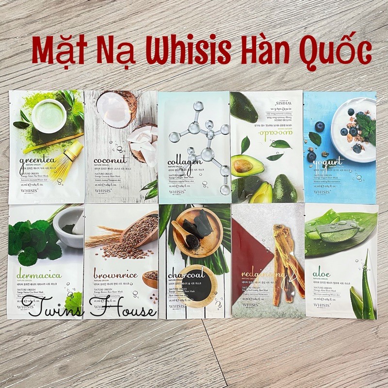 ]mặt nạ dưỡng da whisis mask hàn quốc