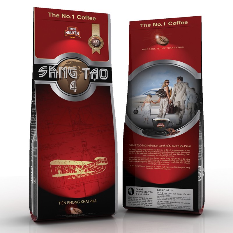 Cà phê sáng tạo 4 trung nguyên – 340 gram