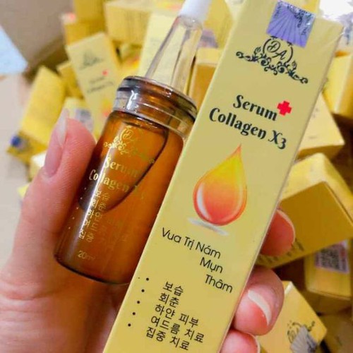 Lọ serum collagen x3 mờ thâm mờ nám dưỡng da chuyên sâu