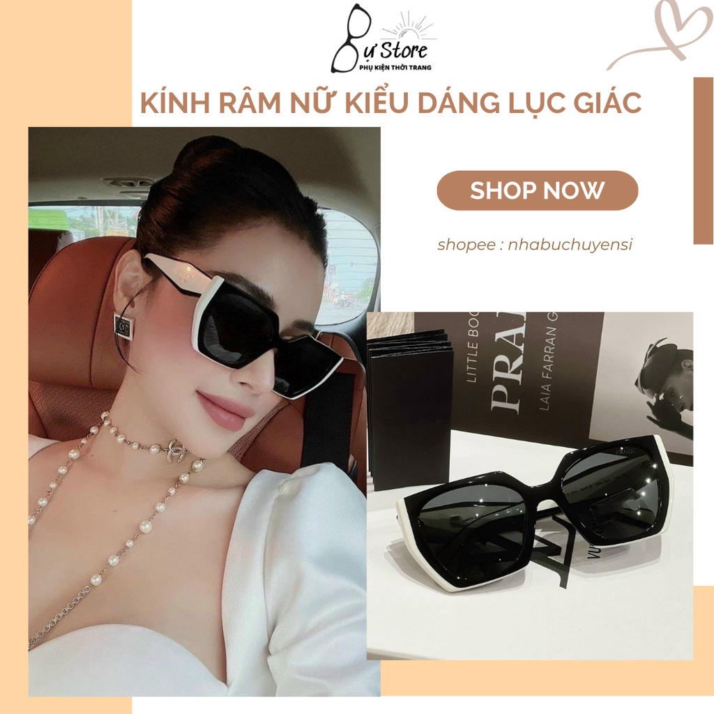 Mắt kính thời trang nữ phong cách sang chảnh siêu cấp cực đẹp 995