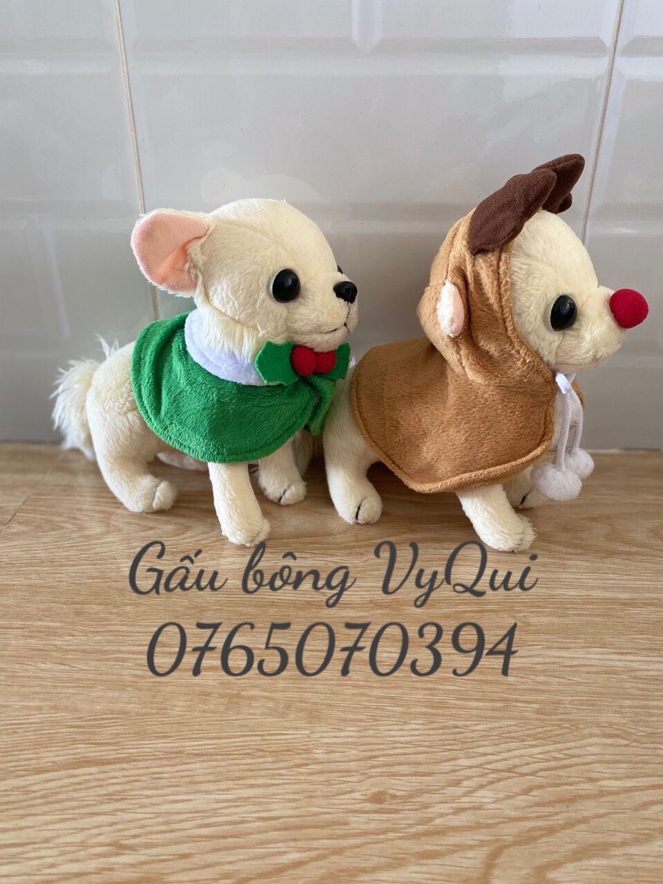 Thú bông chó chichihuahua như thật
