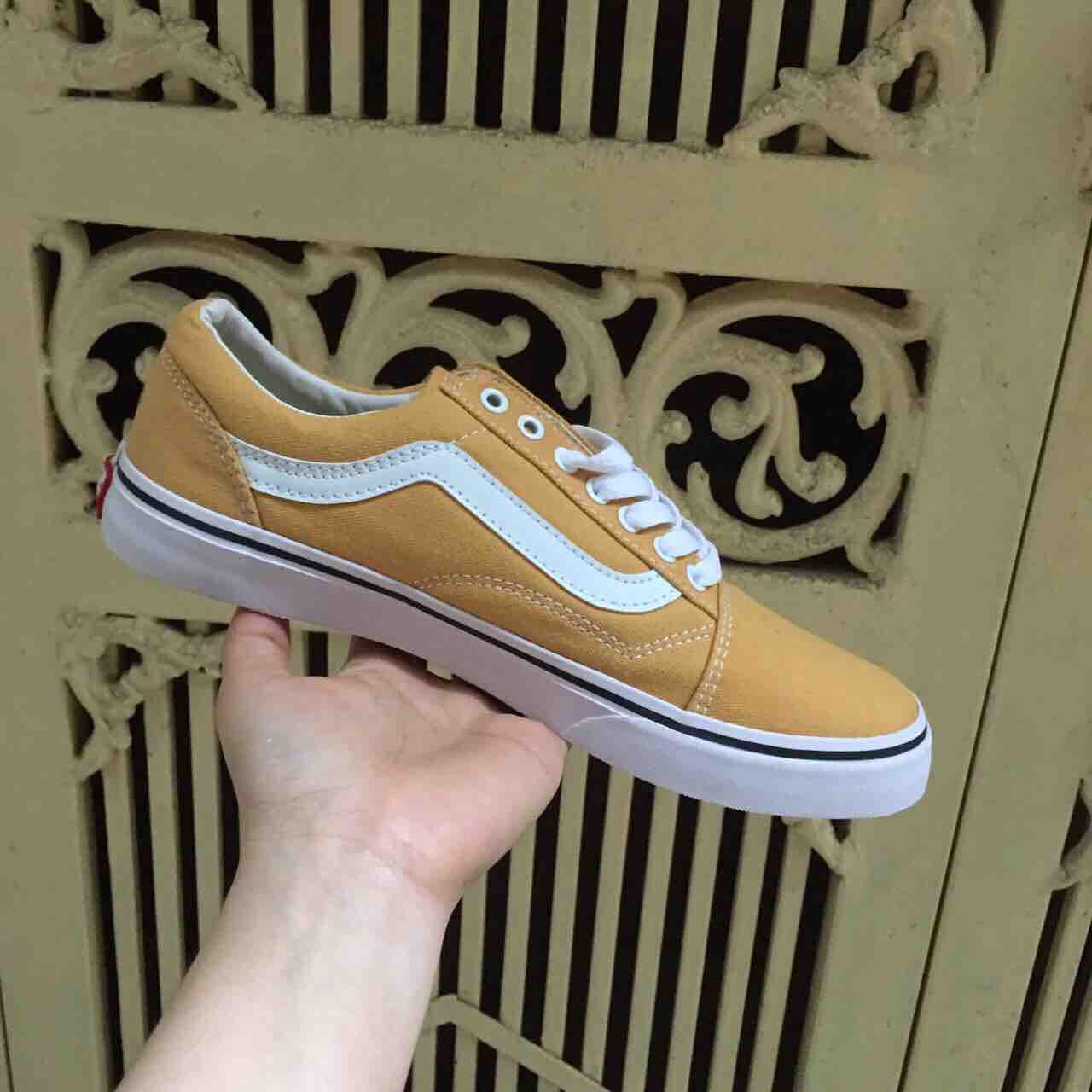 [SALE SỐC-TẶNG HỘP] Giày vanz old skool VÀNG size 36->43 NAM NỮ COUPLE