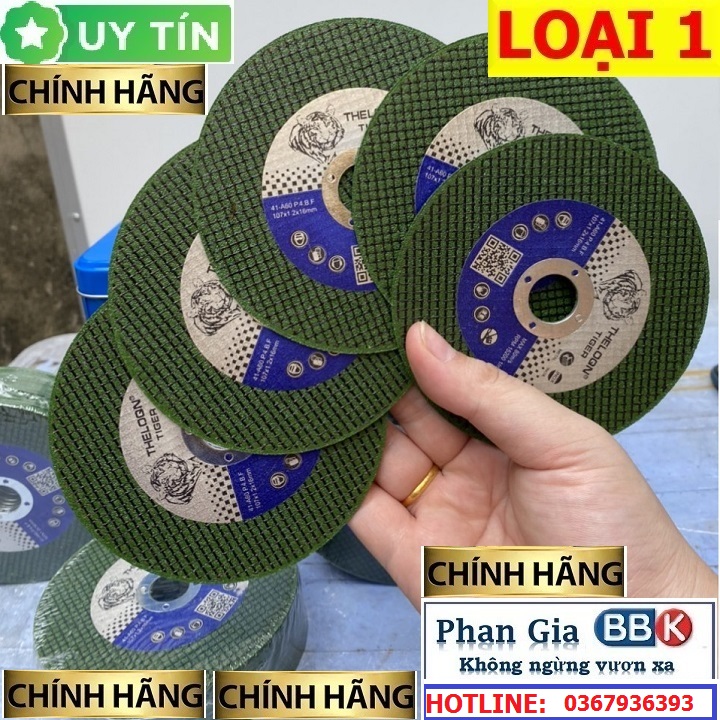 Đá cắt - lưỡi cắt sắt - inox chất lượng cao 107mm tiger