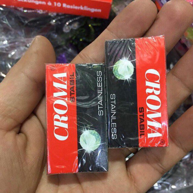 01 hộp dao tem đức croma chuẩn xịn 10 chiếc