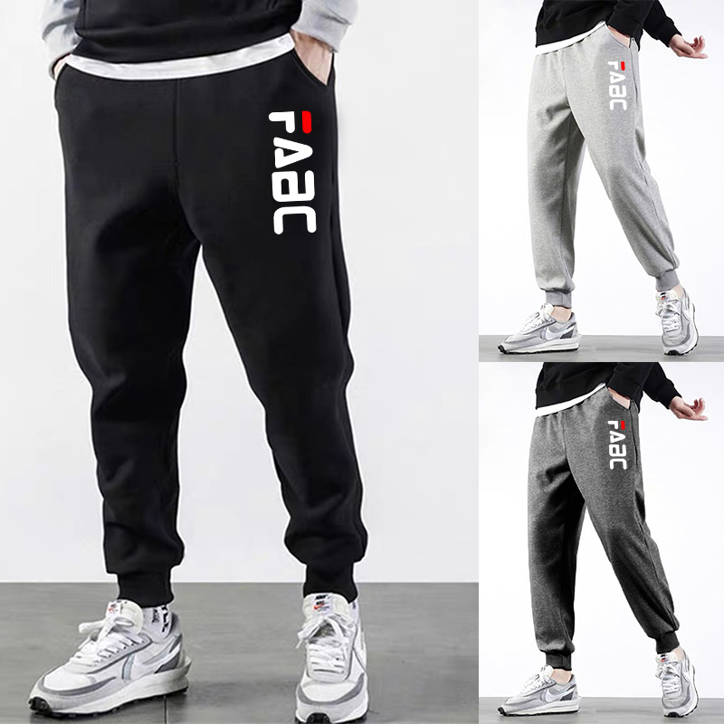 Quần jogger nam in logo form 40-70kg