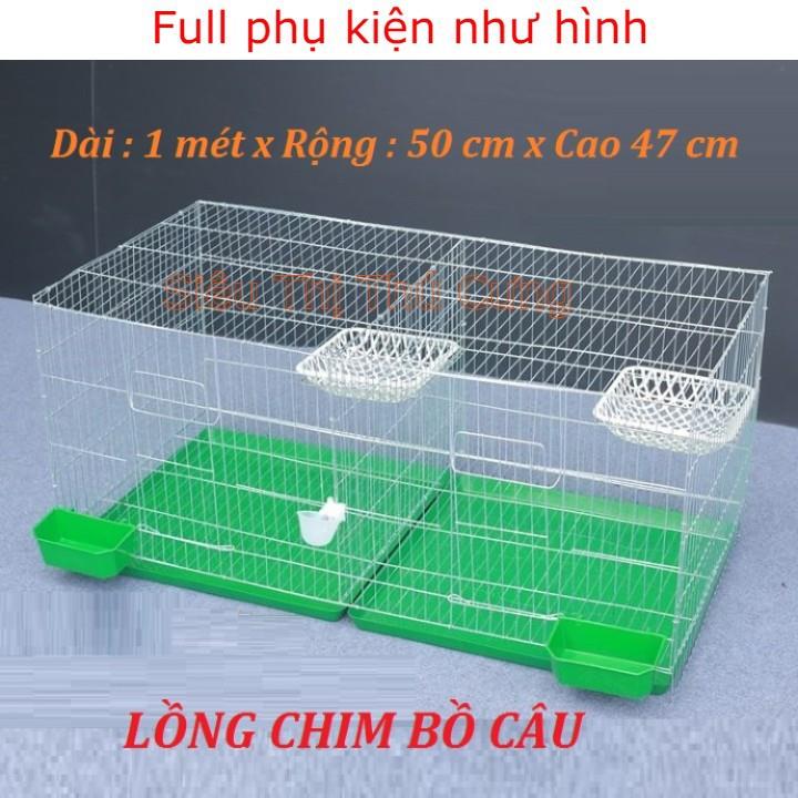 Nuôi bồ câu nhốt, làm chơi ăn thiệt
