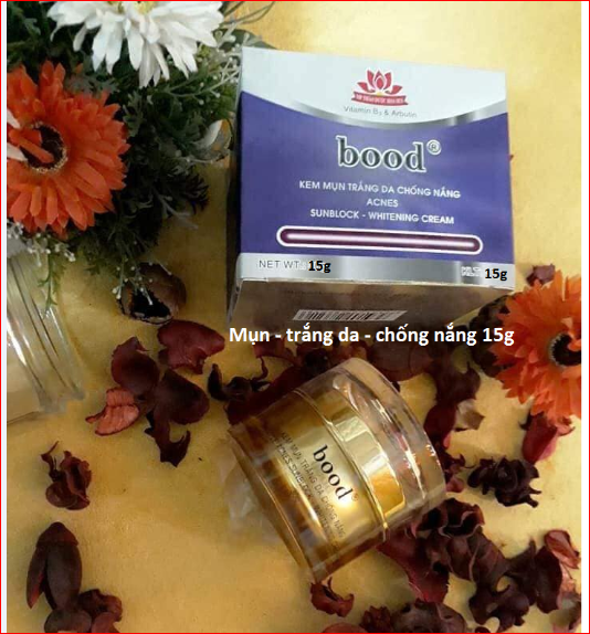 Kem bood ngừa mụn, trắng da, chống nắng 15g